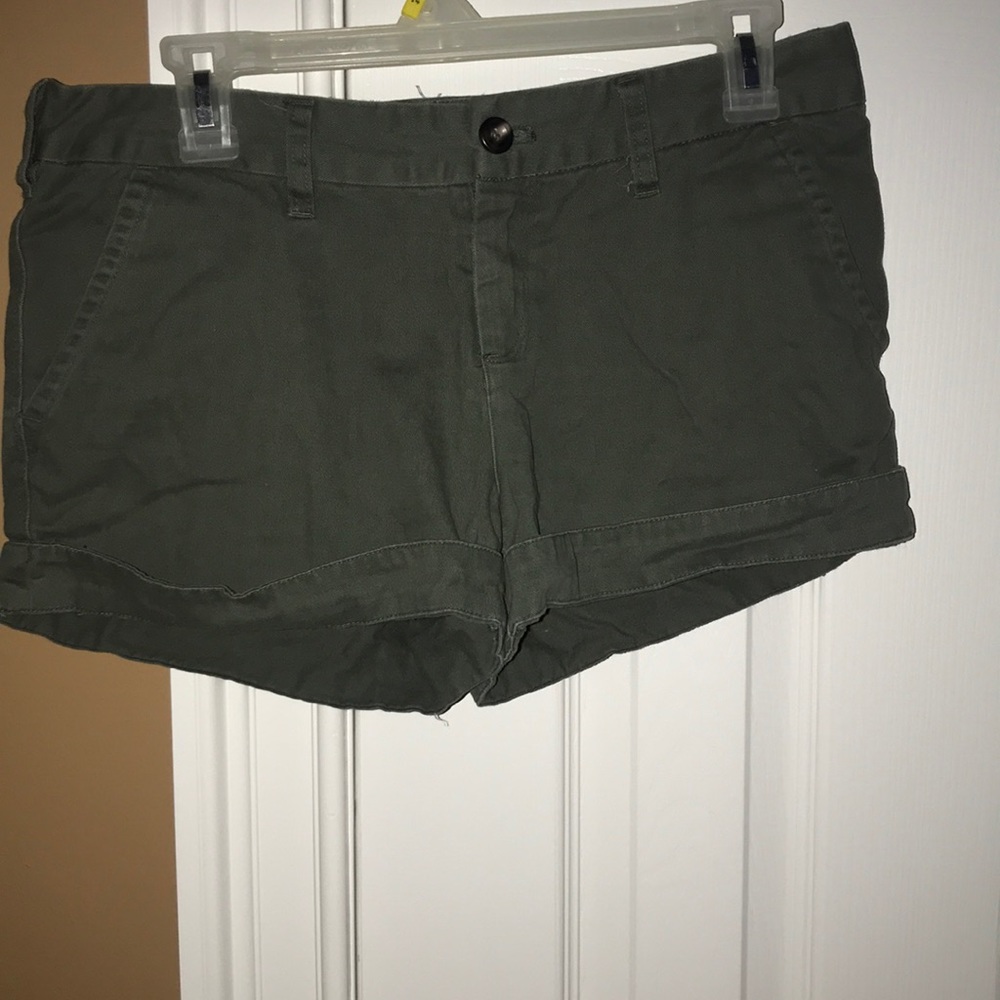 Green shorts